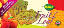 McDee Peach Fruit Loaf