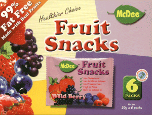 McDee Fruit Snacks - Wild Berry