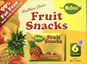 McDee Fruit Snacks - Tropical